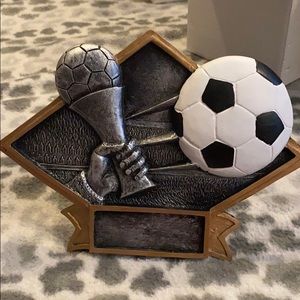 Soccer Resin Award w/stand peg